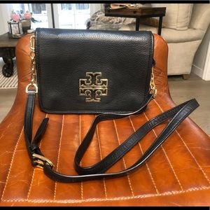 Tory Burch black leather crossbody bag